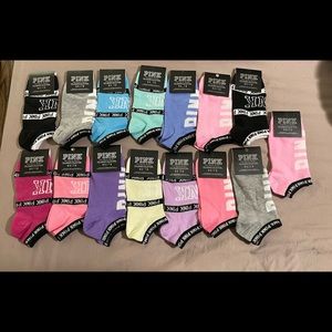 15 pairs Victoria Secret PINK Socks NWT